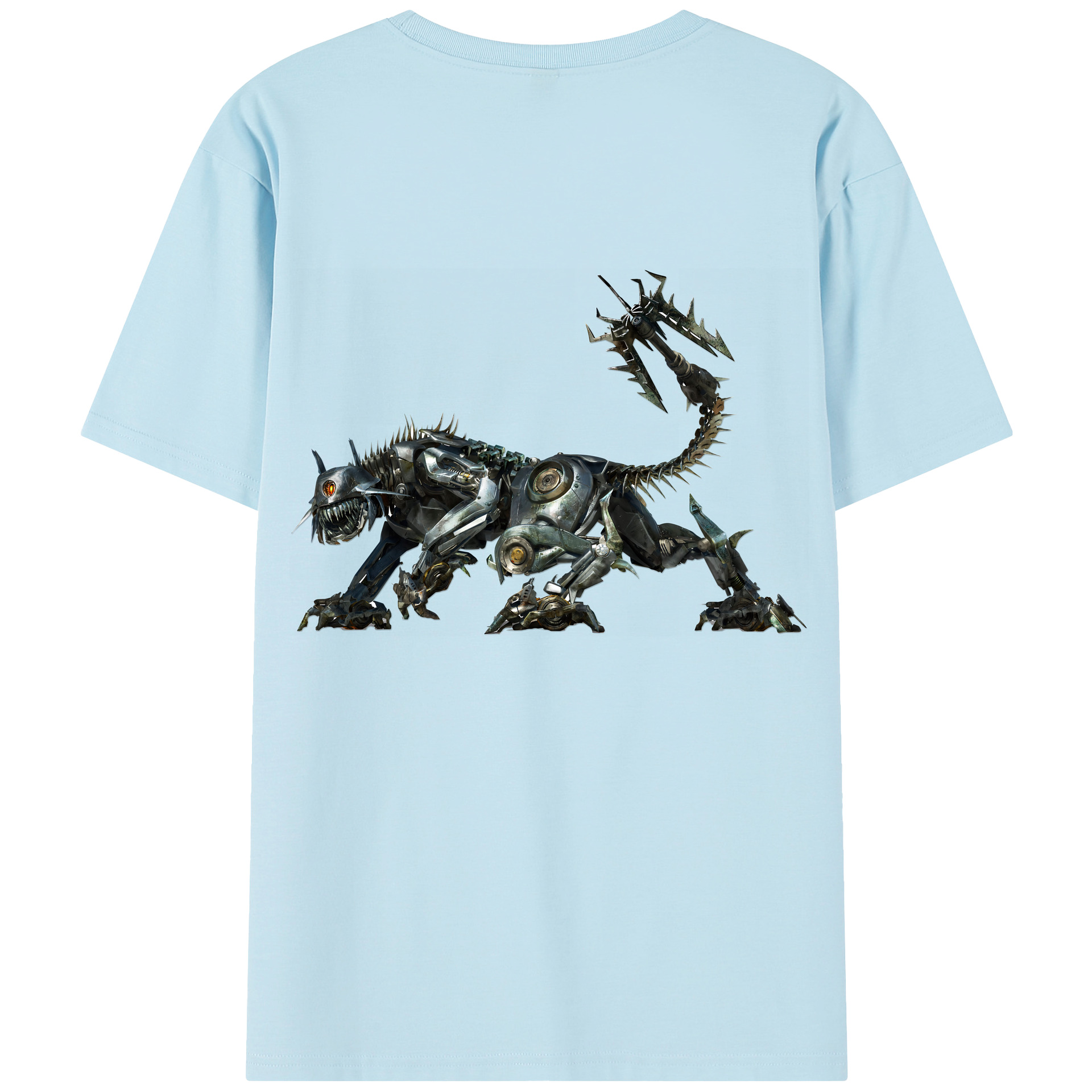 （画像用） Transformers トランスフォーマー 綿100％半袖Tシャツ（背面プリント）